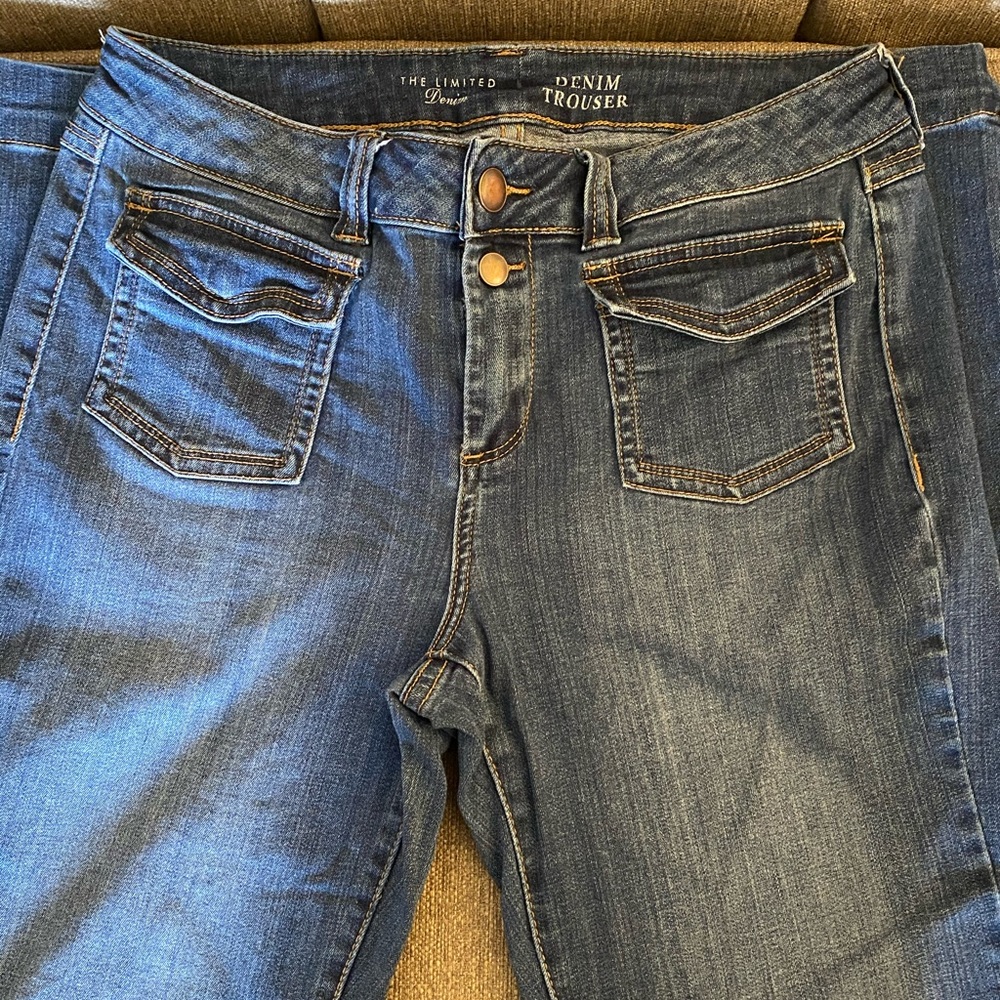 THE LIMITED Denim flare Trouser, size 6
